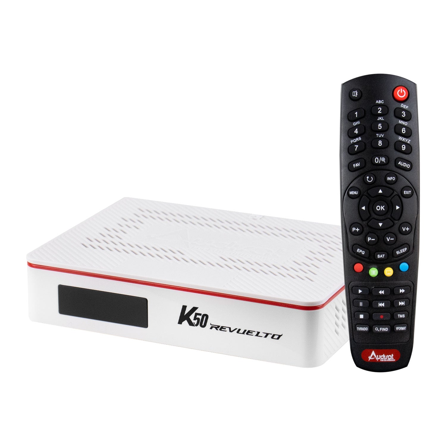 Receptor Audisat K50 Revuelto Full HD IPTV Wi-Fi